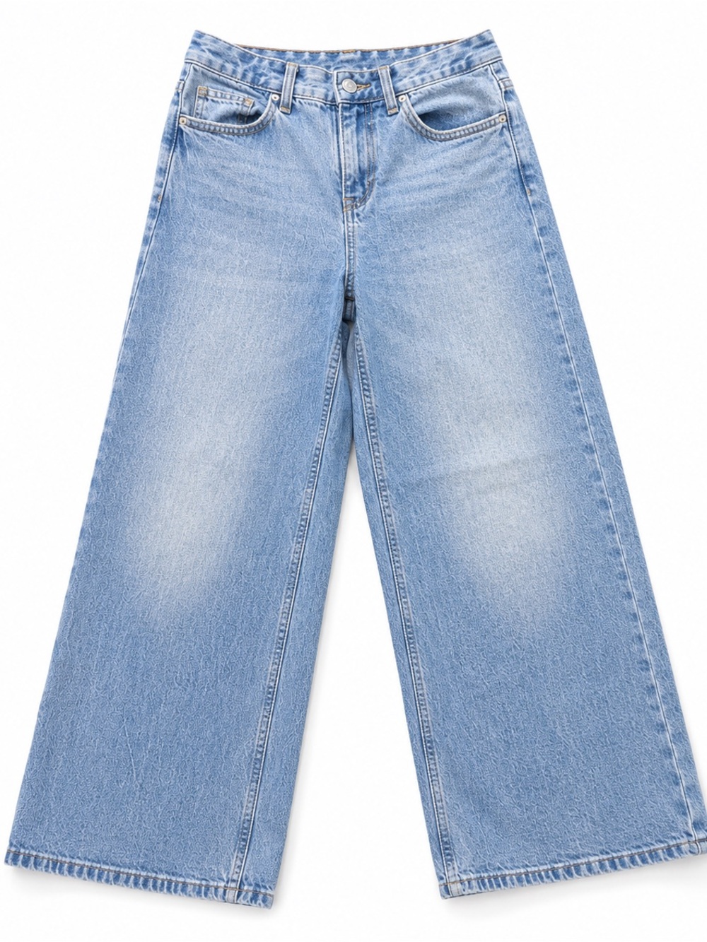 H&M Girls 10 Wide Leg High Waist Jeans